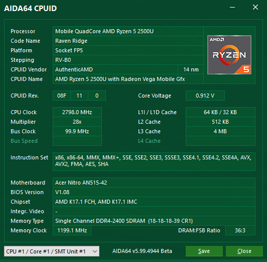 Rust uit Schuldig Onhandig The Acer Nitro 5 Gaming Laptop Review: Absolutely AMD - Ryzen Plus Polaris