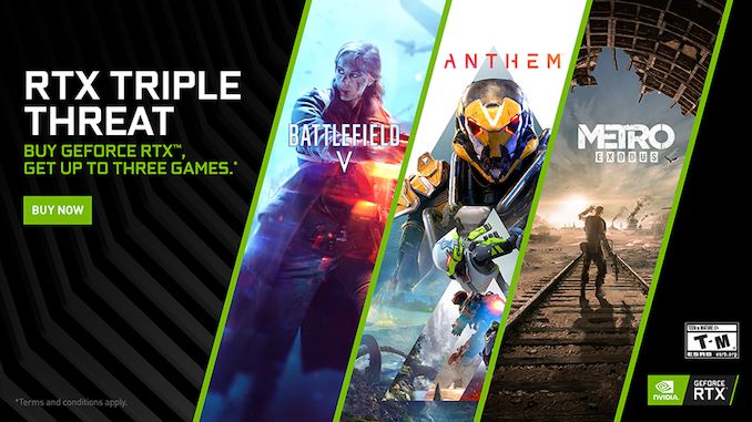 etnisk realistisk Forsøg NVIDIA Announces “RTX Triple Threat” Game Bundle for March 2019: BFV,  Anthem, & Metro Exodus