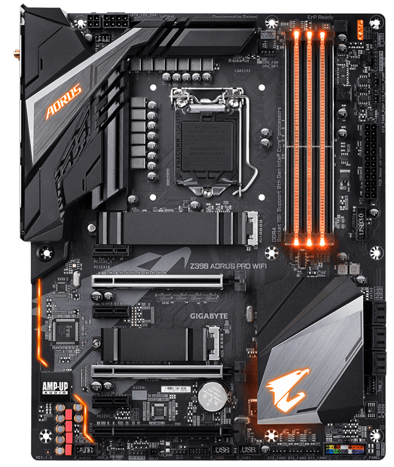 Visual Inspection The Gigabyte Z390 Aorus Pro Wifi Motherboard Review A Sturdy 0 Surprise