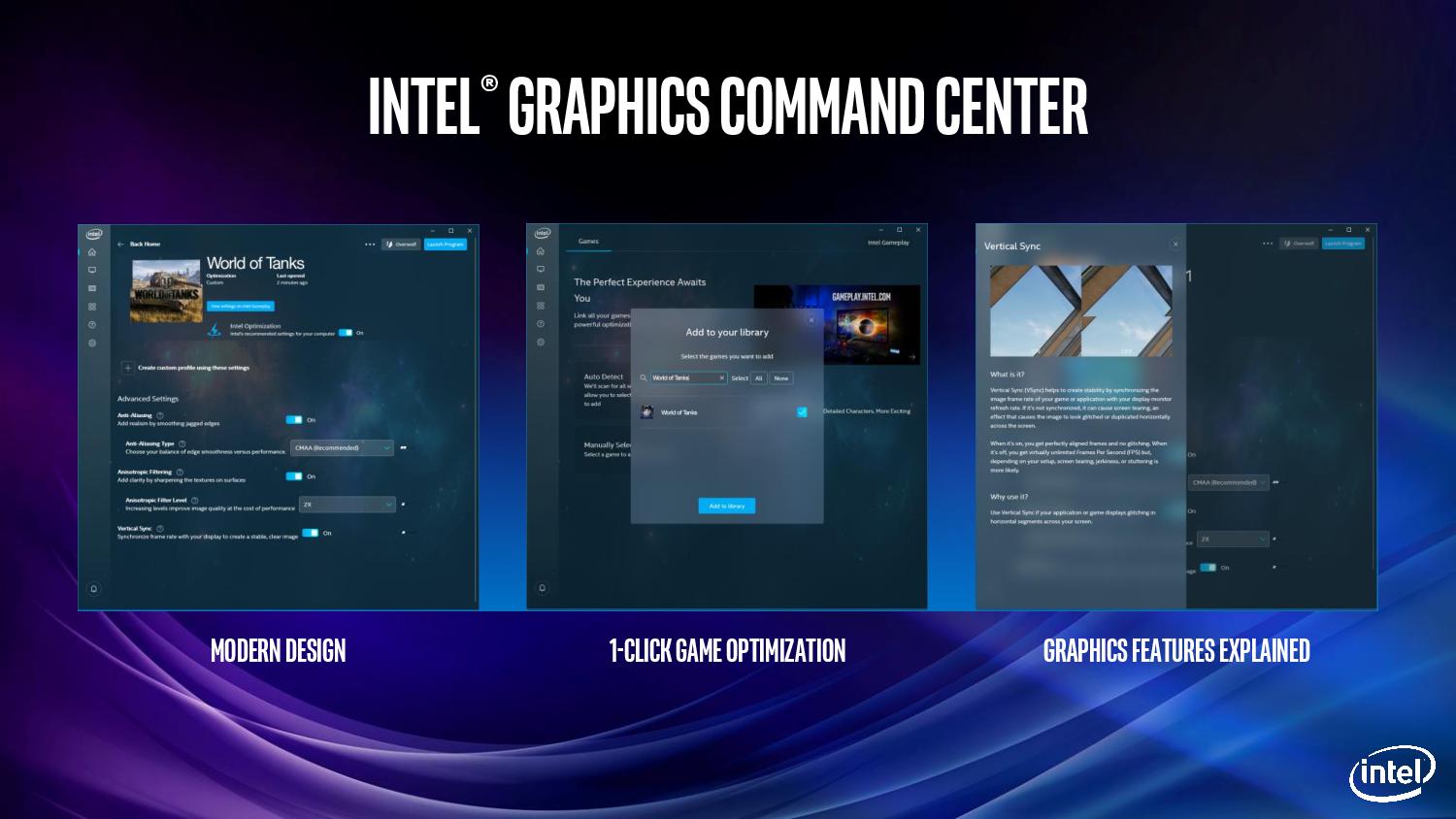 install intel graphics control panel