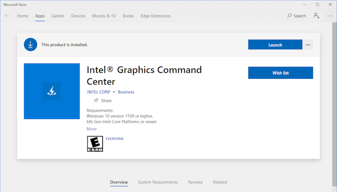 intel graphics command