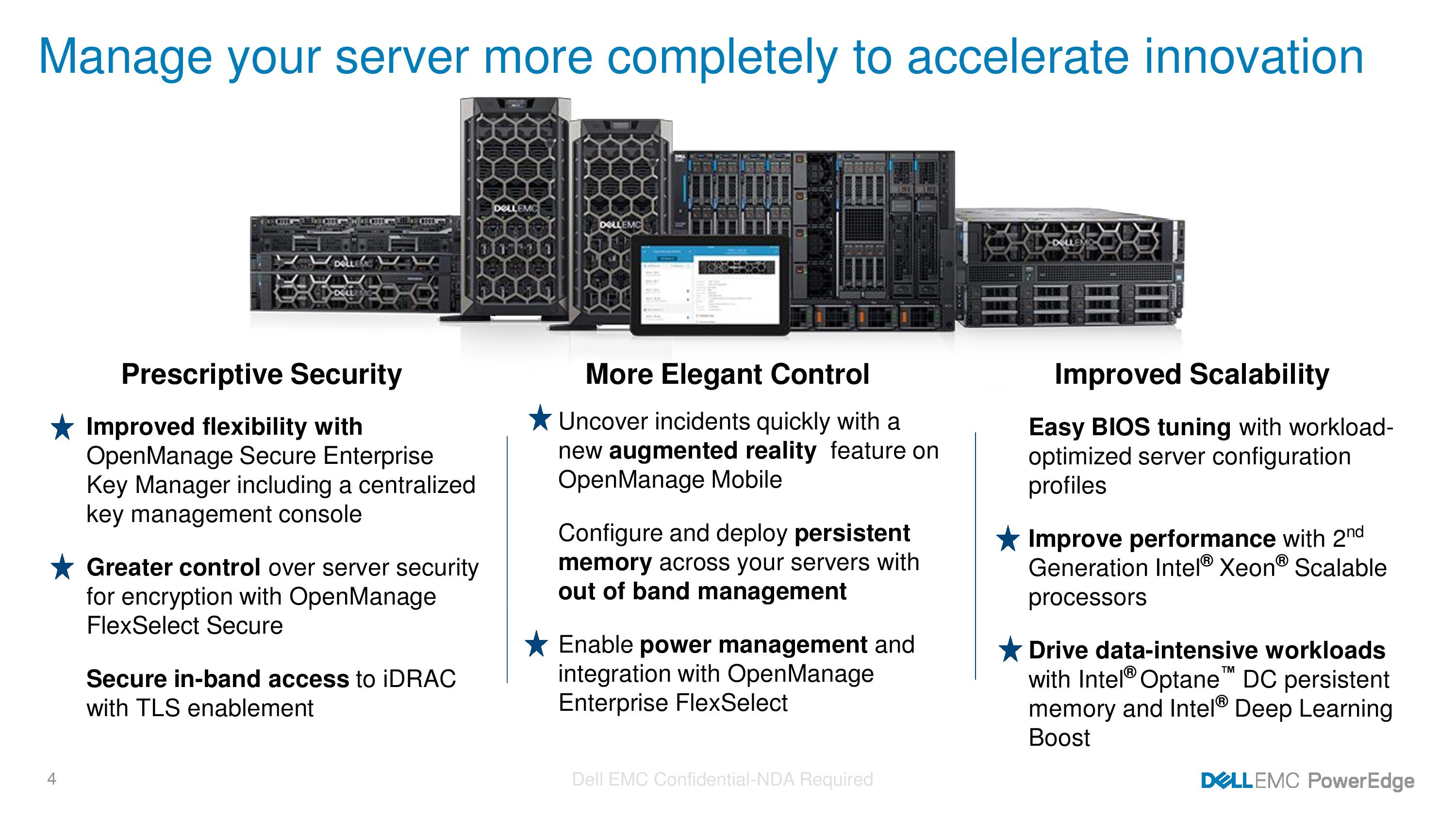 Dell Poweredge Updates Upgrade To Cascade Lake And Optane