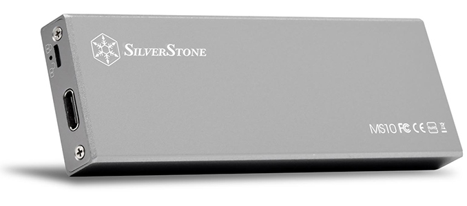 SilverStone Launches MS10: a 10 Gbps USB-C Adapter for SATA M.2 SSDs