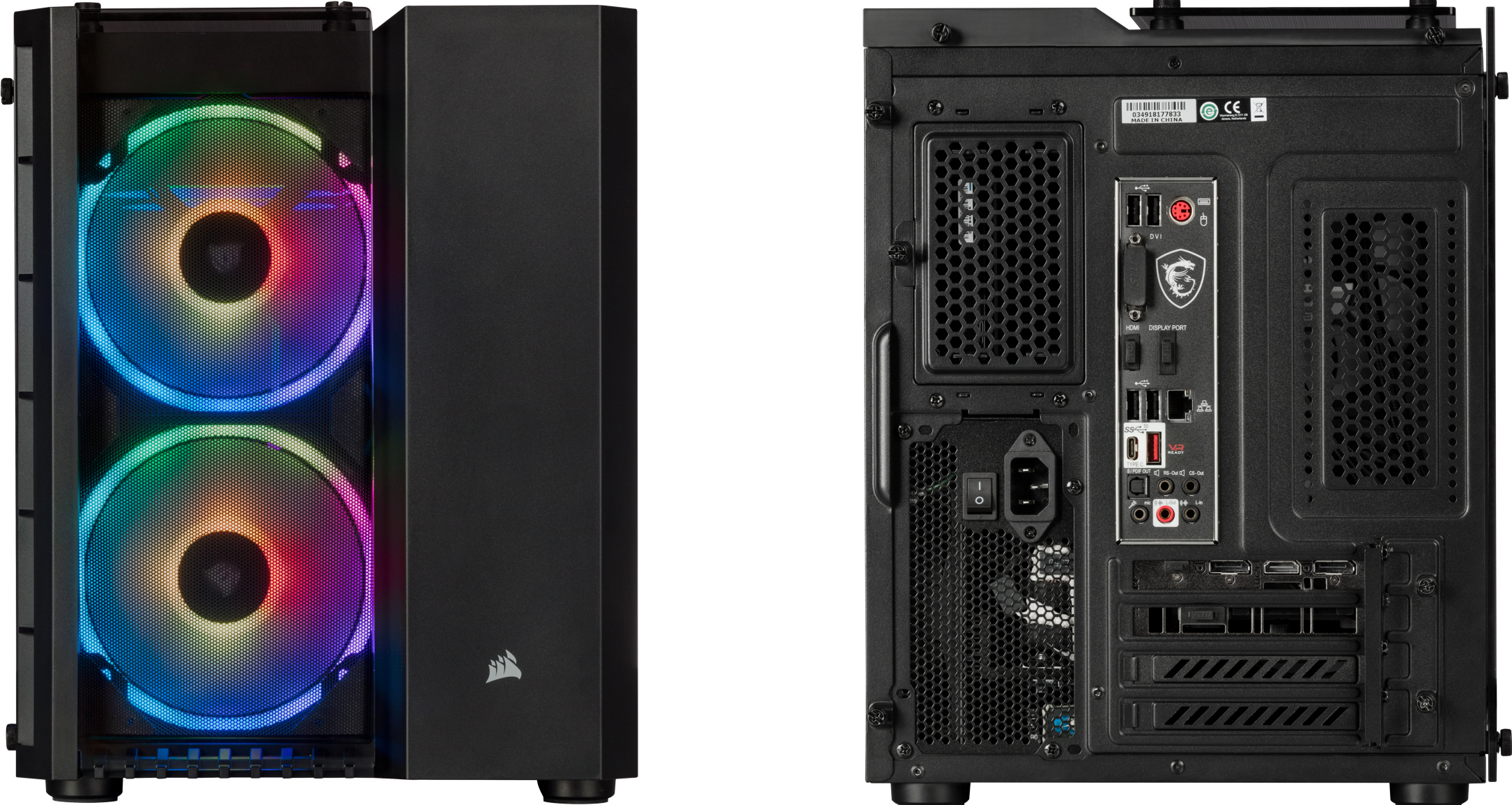 Corsair's Vengeance 5185 PC: Core i7-9700K + GeForce RTX 2080, Lots of RGB