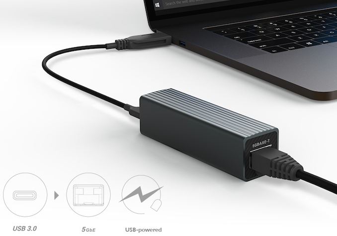 QNAP Launches QNA-UC5G1T: A USB 3.0 to 5 GbE Network Adapter