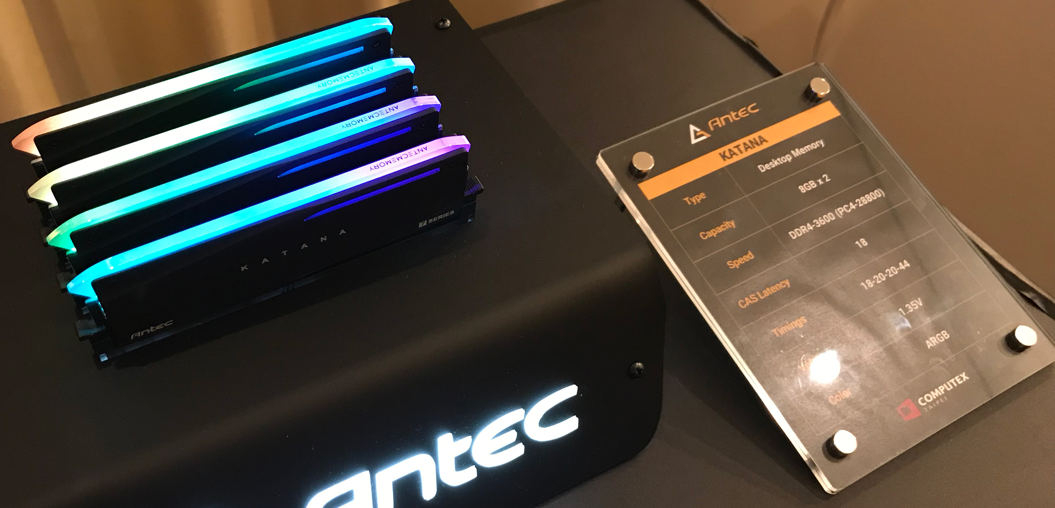 Antec Unsheathes Katana: A New DDR4 Memory Series for Enthusiasts