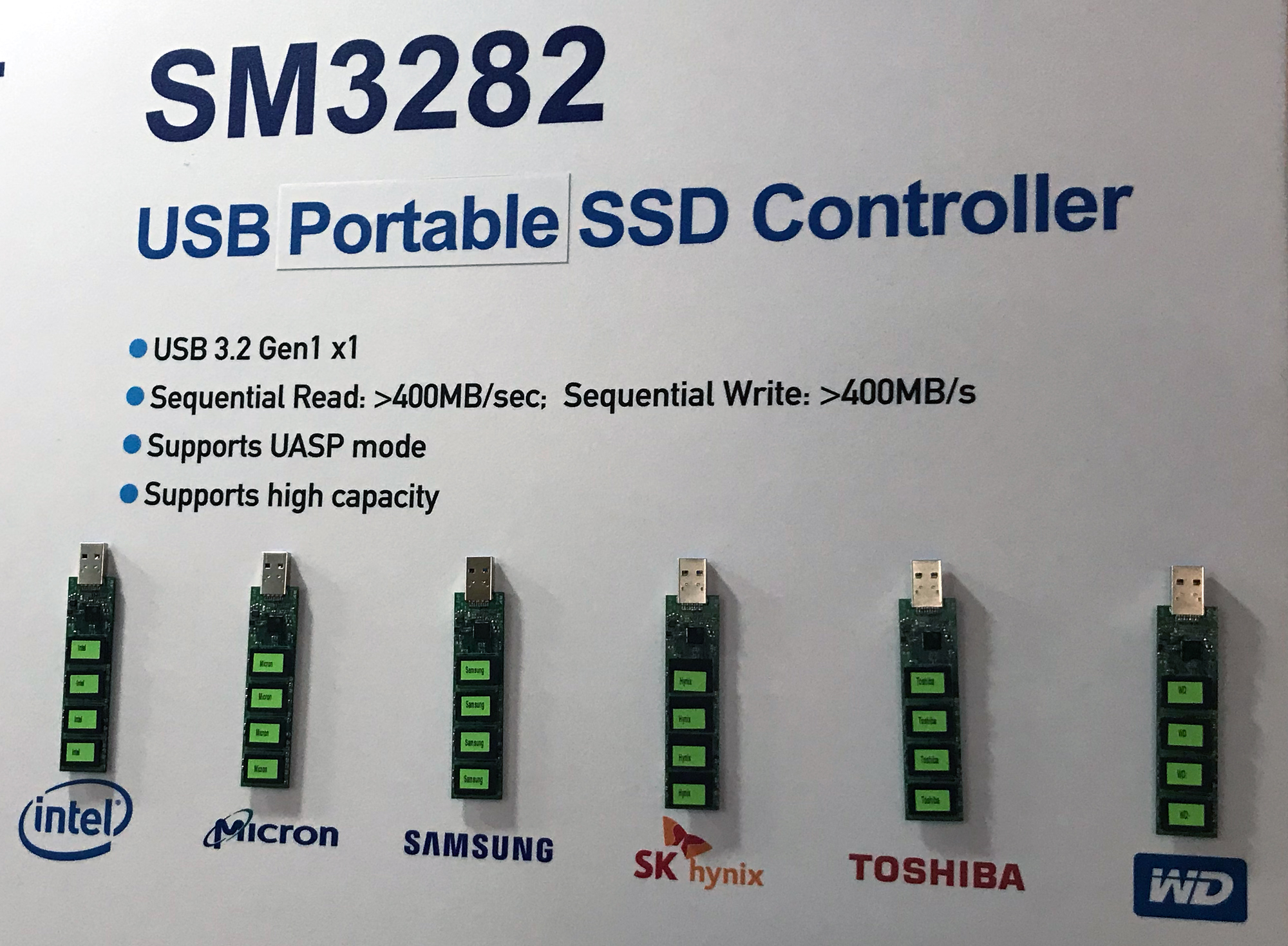 USB Stick as SSD? A New Silicon Motion SM3282 Single-Chip Controller for USB SSDs