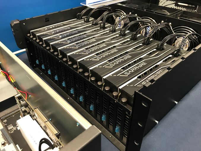 Sapphire Shows Off 10 Way GPU Compute System with AMD EPYC 3000