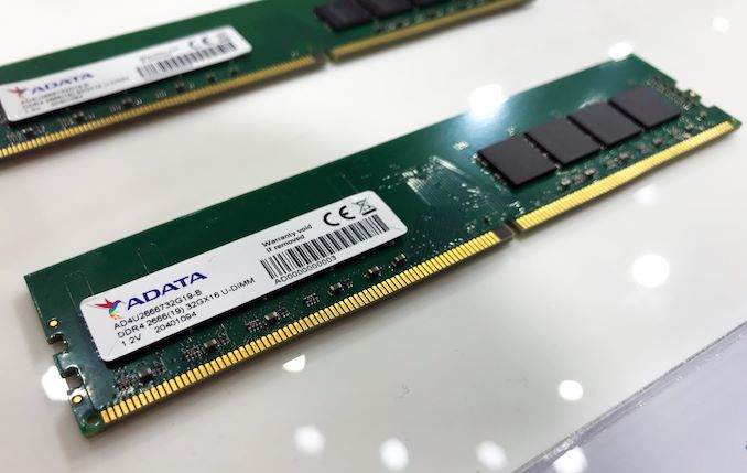 ADATA Demonstrates 32 GB DDR4 Modules, on Micron 16 Gb