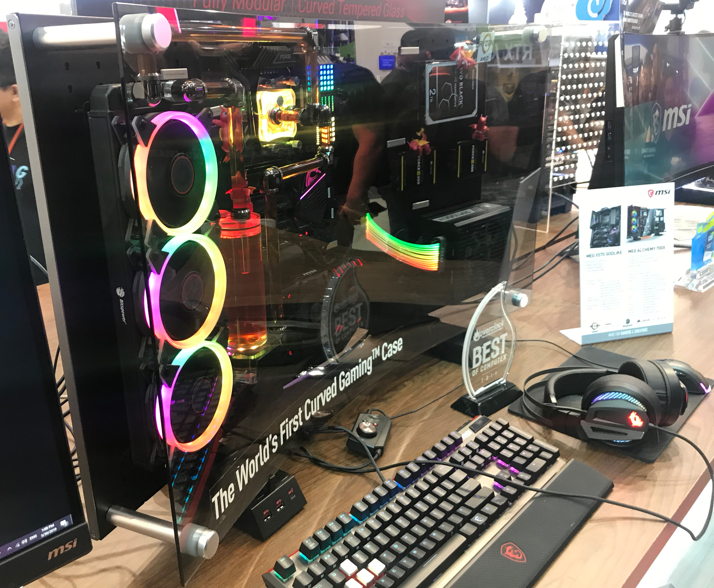 curved all in one gaming pc