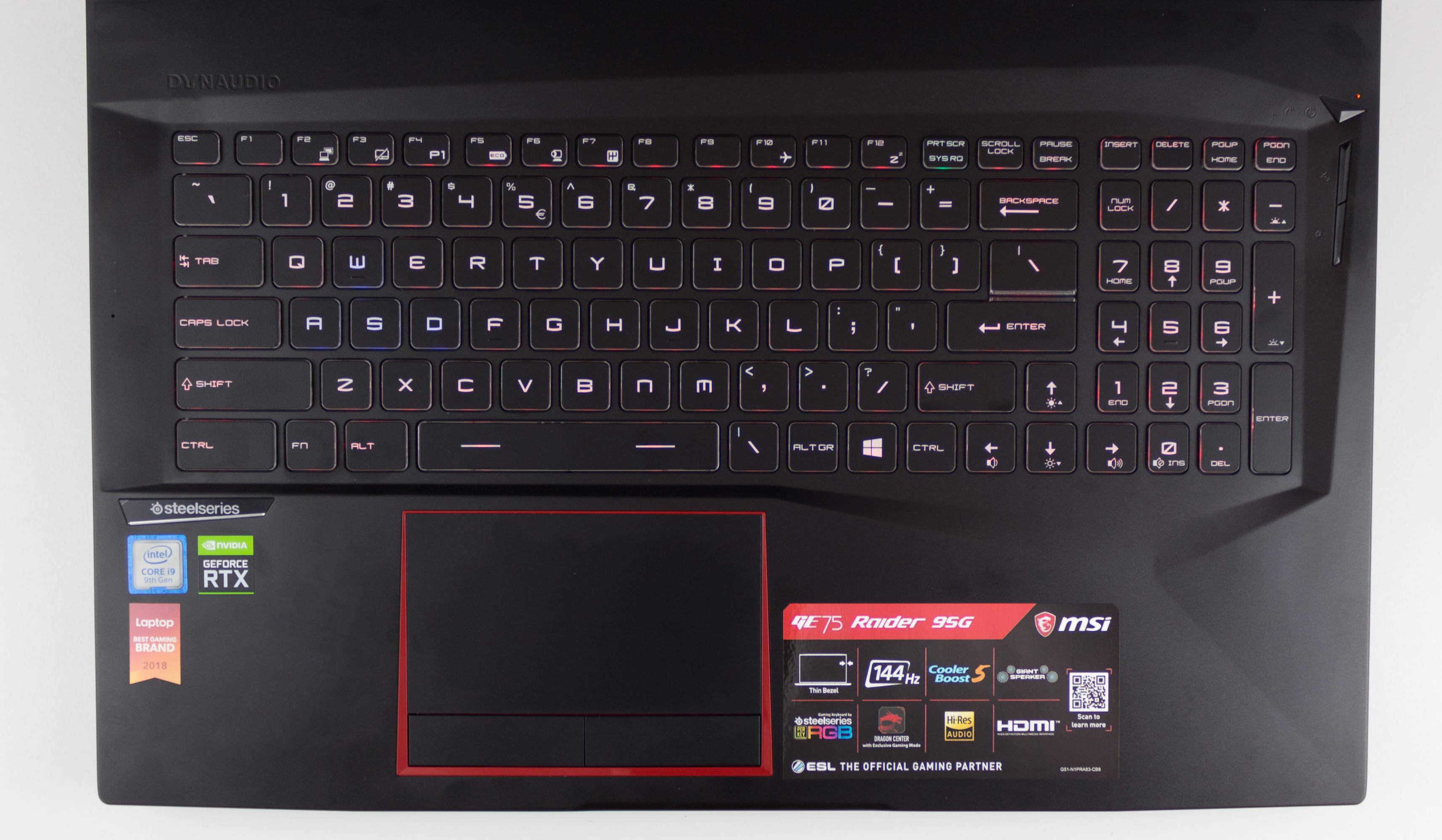 Design - The MSI GE75 Raider Laptop Review: Core i9 and RTX 2080 ...