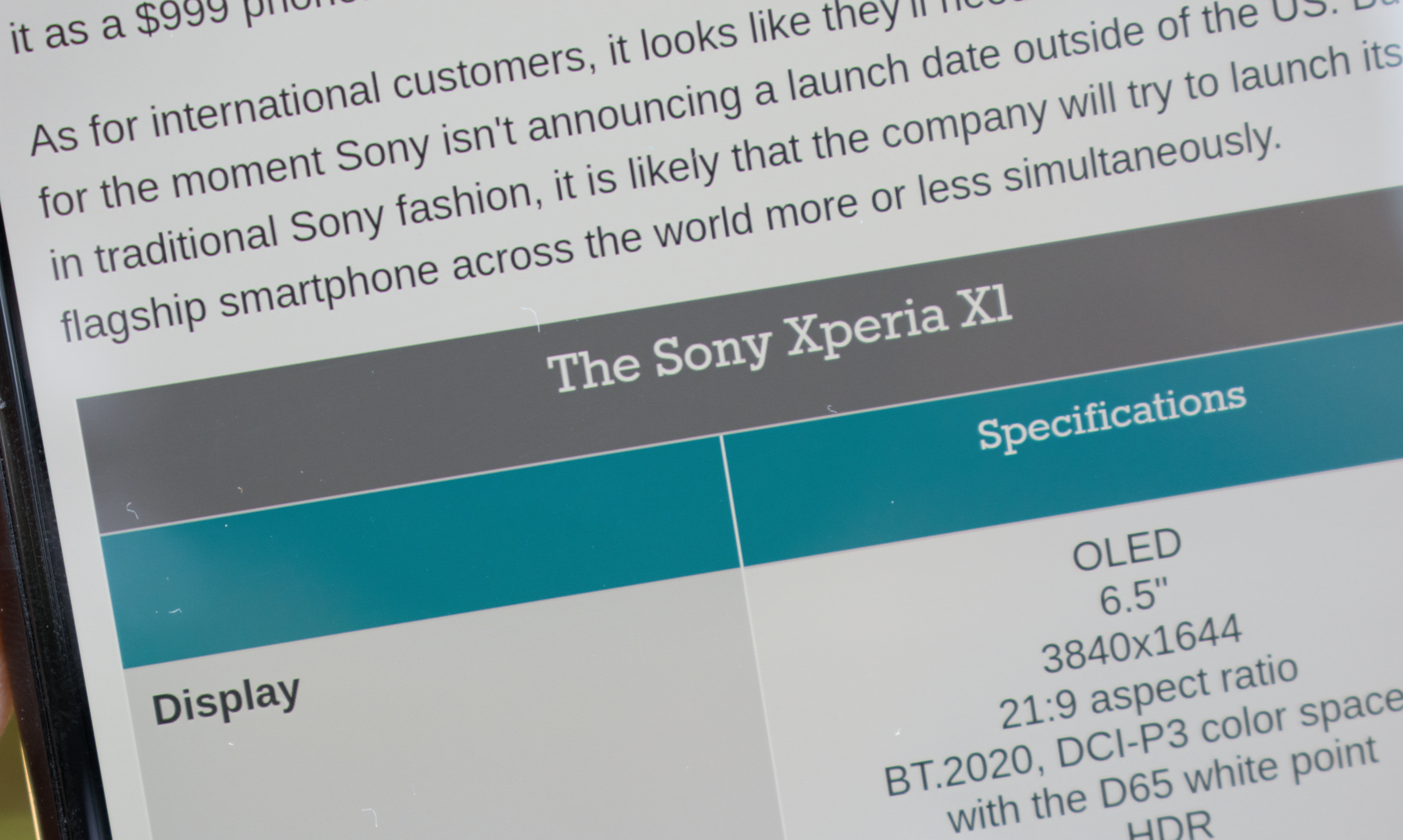 Sony Xperia 1 IV -  External Reviews