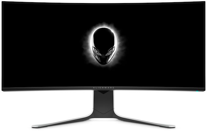 Alienware - Monitor nuevo curvo 34 pulgadas WQHD 3440 X 1440 120Hz, NVIDIA  G-SYNC, IPS LED Edgelight, - Luz lunar, AW3420DW
