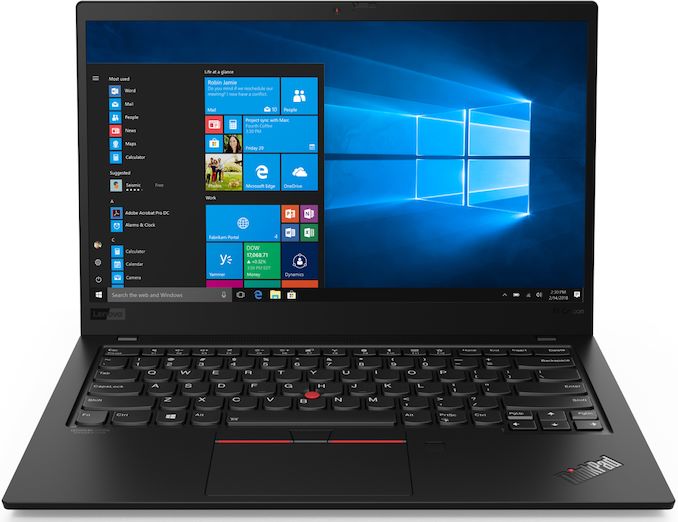 Lenovo ThinkPad X1 Carbon Gen 7: Lighter, Comet Lake Inside