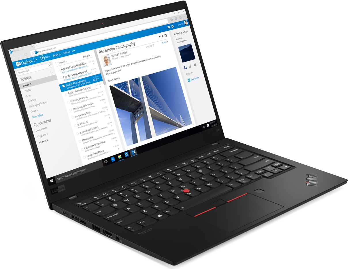 Lenovo Launches ThinkPad X1 Carbon Gen 7 Thinner, Lighter, Comet Lake