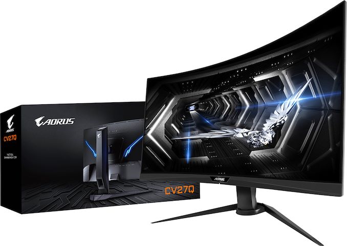 GIGABYTE's Aorus CV27Q Curved 'Tactical' Monitor: 165 Hz QHD With