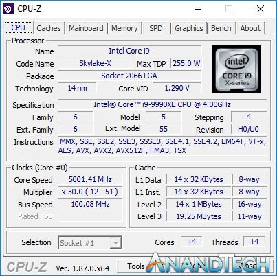 بررسی Intel Core i9-9990XE