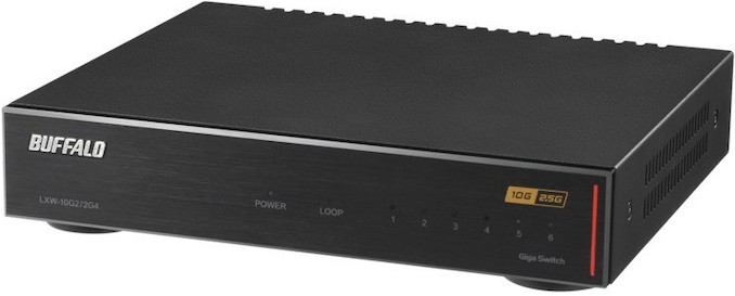 Buffalo Releases LXW-10G2/2G4 Switch: Two 10 GbE + Four 2.5 GbE Ports