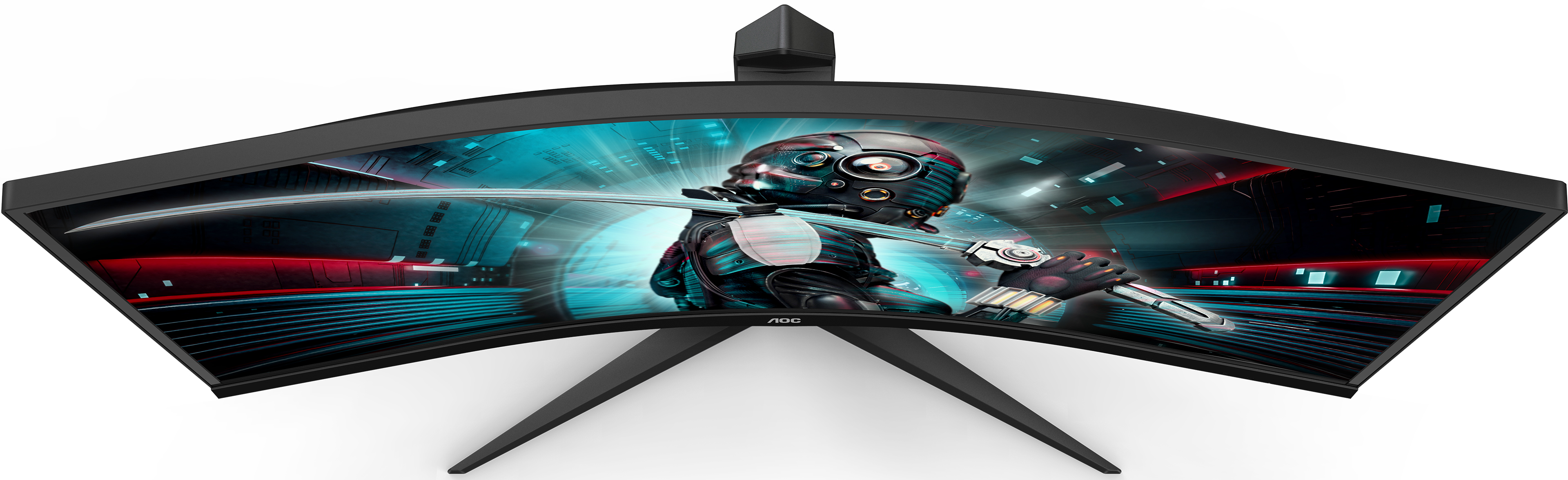 Aoc Reveals Two 34 Inch Curved Gaming Monitors Up To 144 Hz Freesync