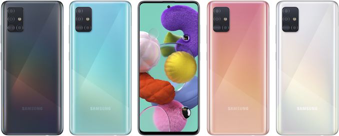 سامسونج تكشف النقاب عن Galaxy A51 و Galaxy الهواتف الذكية متوسطة المدى A71: 6.5 / 6.7 بوصات مع كاميرات رباعية الوحدات 1