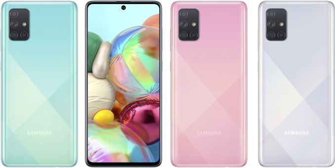 سامسونج تكشف النقاب عن Galaxy A51 و Galaxy الهواتف الذكية متوسطة المدى A71: 6.5 / 6.7 بوصات مع كاميرات رباعية الوحدات 2