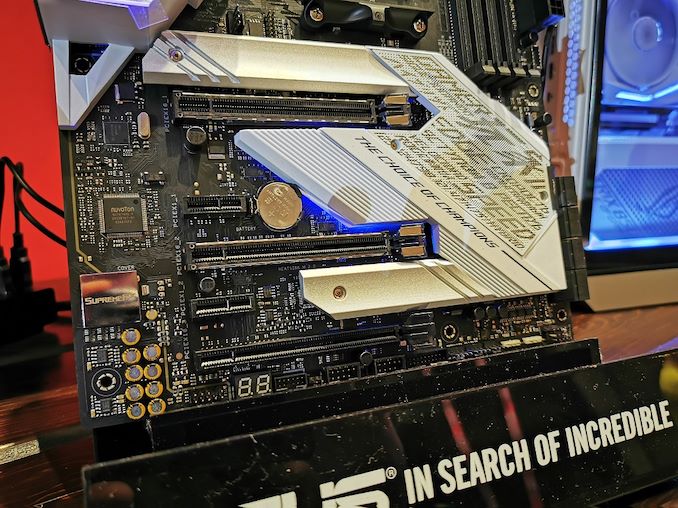 Ces Asus Unveils All White Concept Strix X570 Motherboard