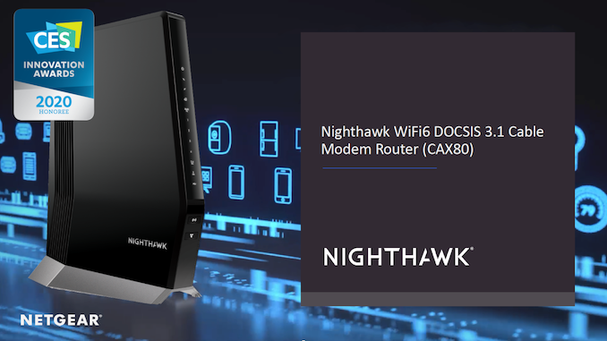NETGEAR Nighthawk AX8 8-Stream Wi-Fi 6 Cable Modem Router