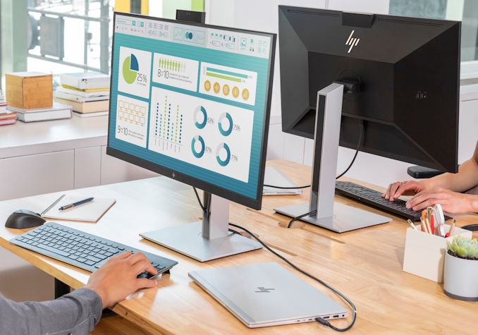 CES 2020: HP Unveils Advanced Docking Monitors w/ Webcam, GbE, USB