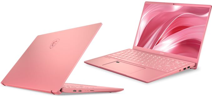 MSI's Prestige 14 Laptop Rose Pink w / 6-Core CPU & GeForce GTX 1