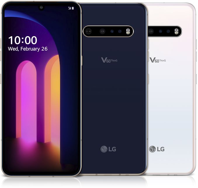 LG's V60 ThinkQ 5G Debuts: 6.8-Inch Display, Snapdragon 865, 8 GB RAM