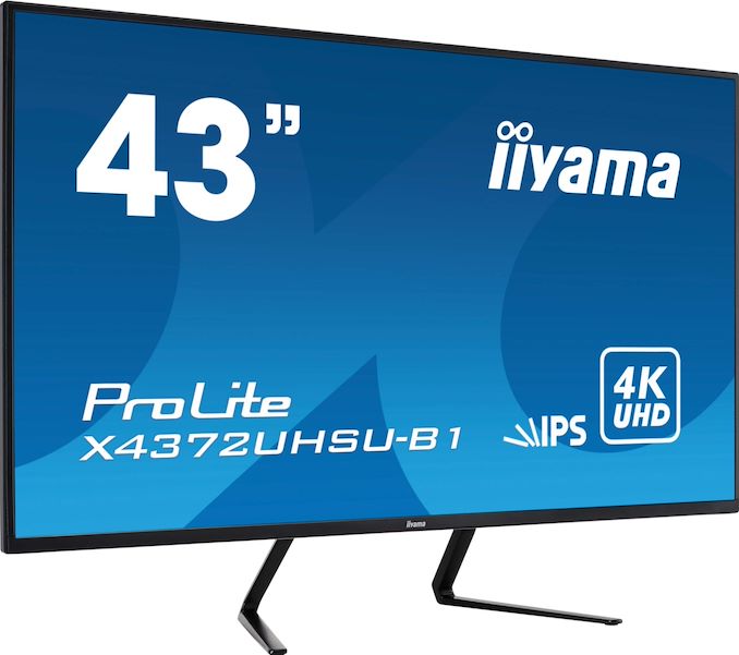 Going Big: Iiyama Intros 43-inch ProLite X4372UHSU-B1 4K Monitor