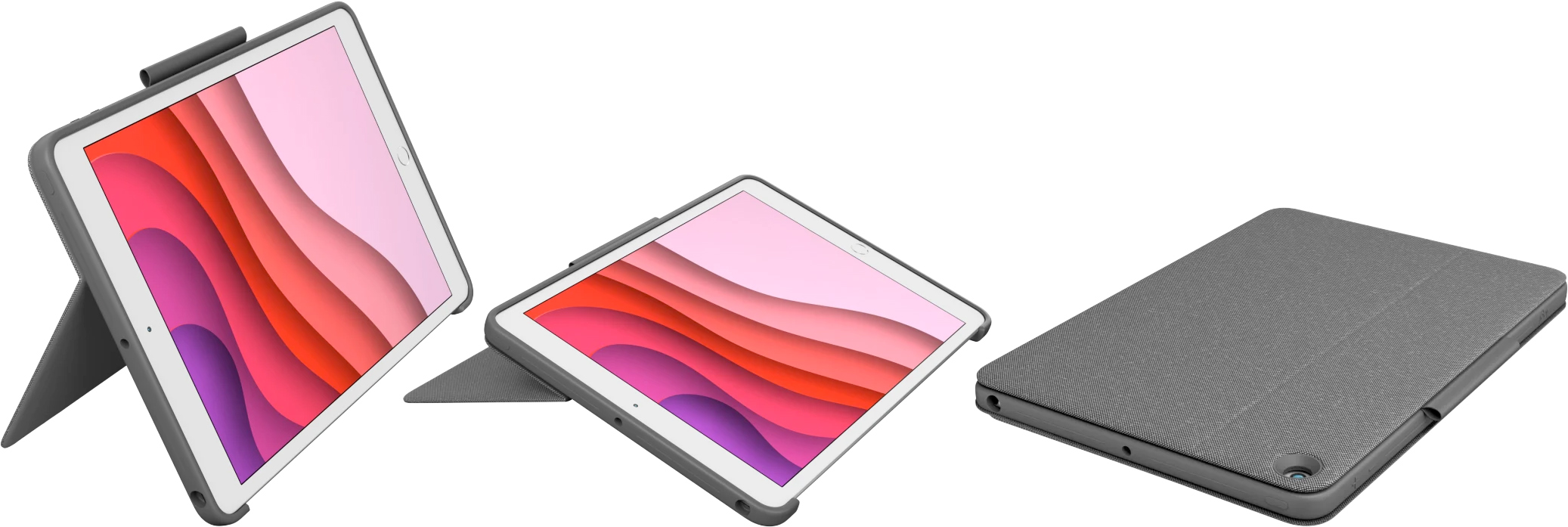 hovedvej Abundantly Indlejre Logitech's Combo Touch Keyboards, with Trackpad, for the 10.5-Inch iPad,  Air and Pro