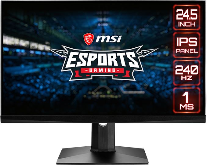 I Need Speed Msi Reveals Optix Mag251rx 240hz Ips Gaming Monitor