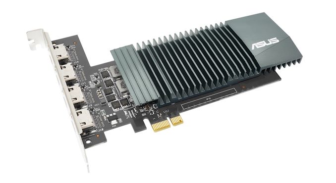 Asus Launches An Old Gpu The Nvidia Gt 710 With Four 4k Hdmi Ports