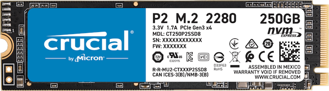 تعلن Crucial عن محركات الأقراص P5 و P2 NVMe SSD: الذهاب إلى المنزل من أجل المستوى الراقي 1