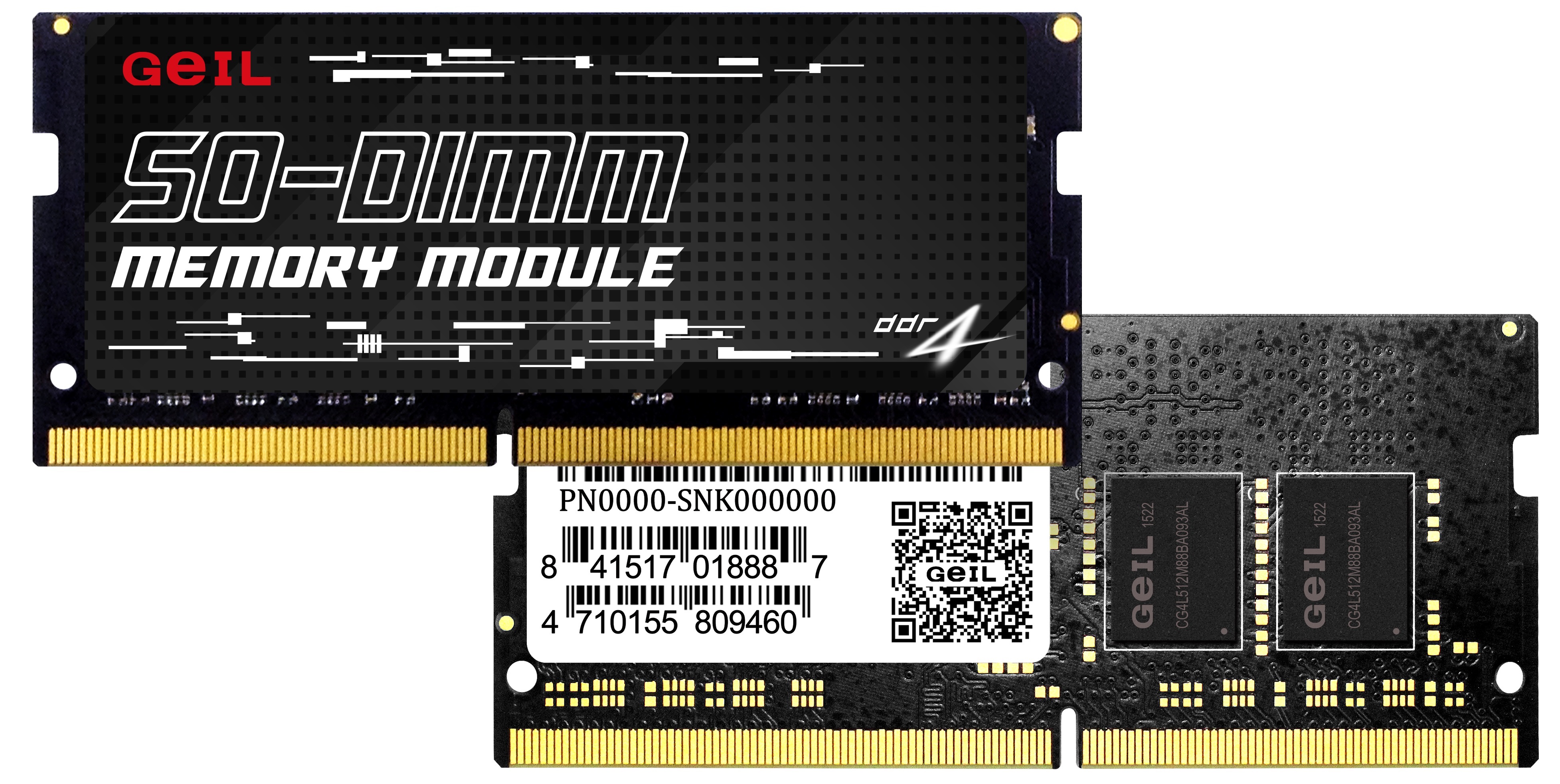 GeiL Unveils 64 GB DDR4-3200 SO-DIMM Kit, 2 x 32 GB