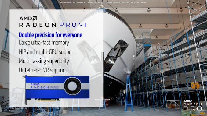 تكشف AMD عن Radeon Pro VII: بطاقة محطة عمل عندما تحتاج إليها جميعًا 4