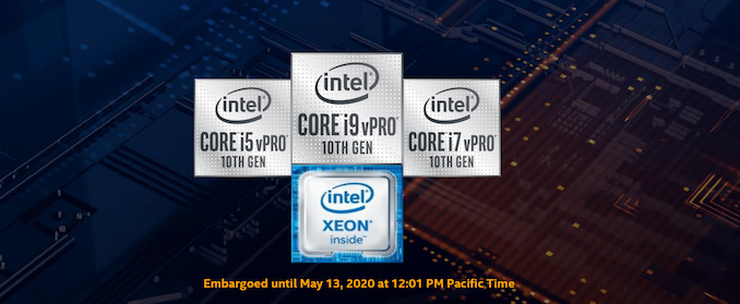Gepolijst Luiheid stilte Intel Announces Xeon W-1200 Series: Comet Lake for Workstations, W480