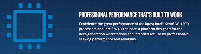 إنتل تعلن عن سلسلة Xeon W-1200: Comet Lake for Workstations، W480 1