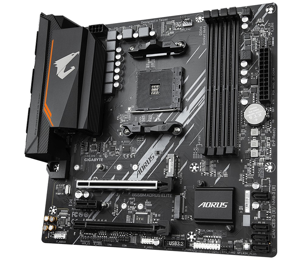 GIGABYTE B550M Aorus Elite - The AMD B550 Motherboard Overview: ASUS,  GIGABYTE, MSI, ASRock, and Others