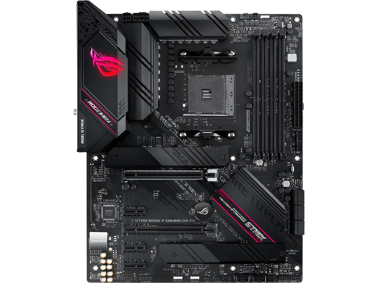 Visual Inspection The Asus Rog Strix B550 F Gaming Wi Fi Motherboard Review Premium Value