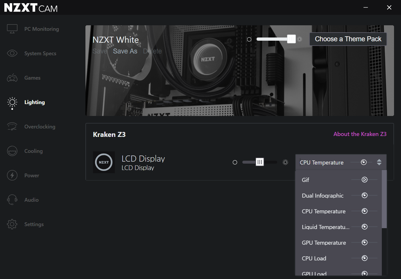 The Nzxt Cam Software The Nzxt Kraken Z63 X73 Aio Cooler Review Shiny On Top Solid Underneath