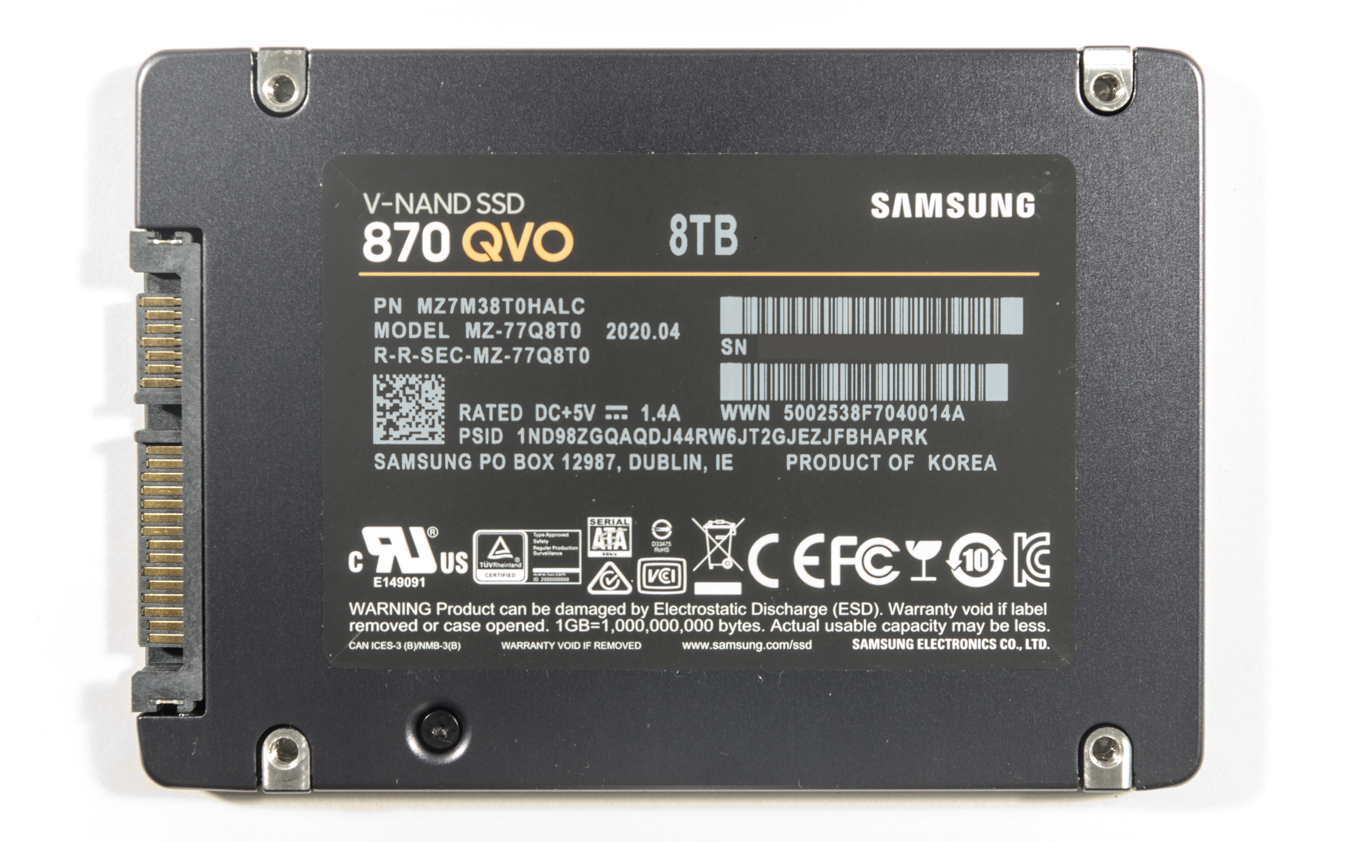 新品 未開封 Samsung 870 QVO サムスン SSD 1TB - rehda.com