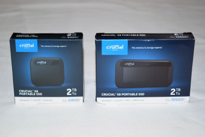 Crucial Portable SSD X6 and X8 2TB Review: QLC for Storage On