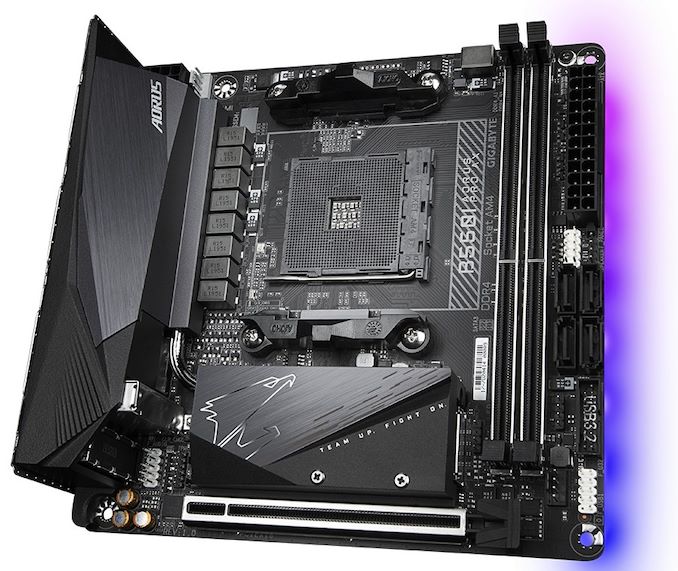 The GIGABYTE B550I Aorus Pro AX Motherboard Review: All The Small Things