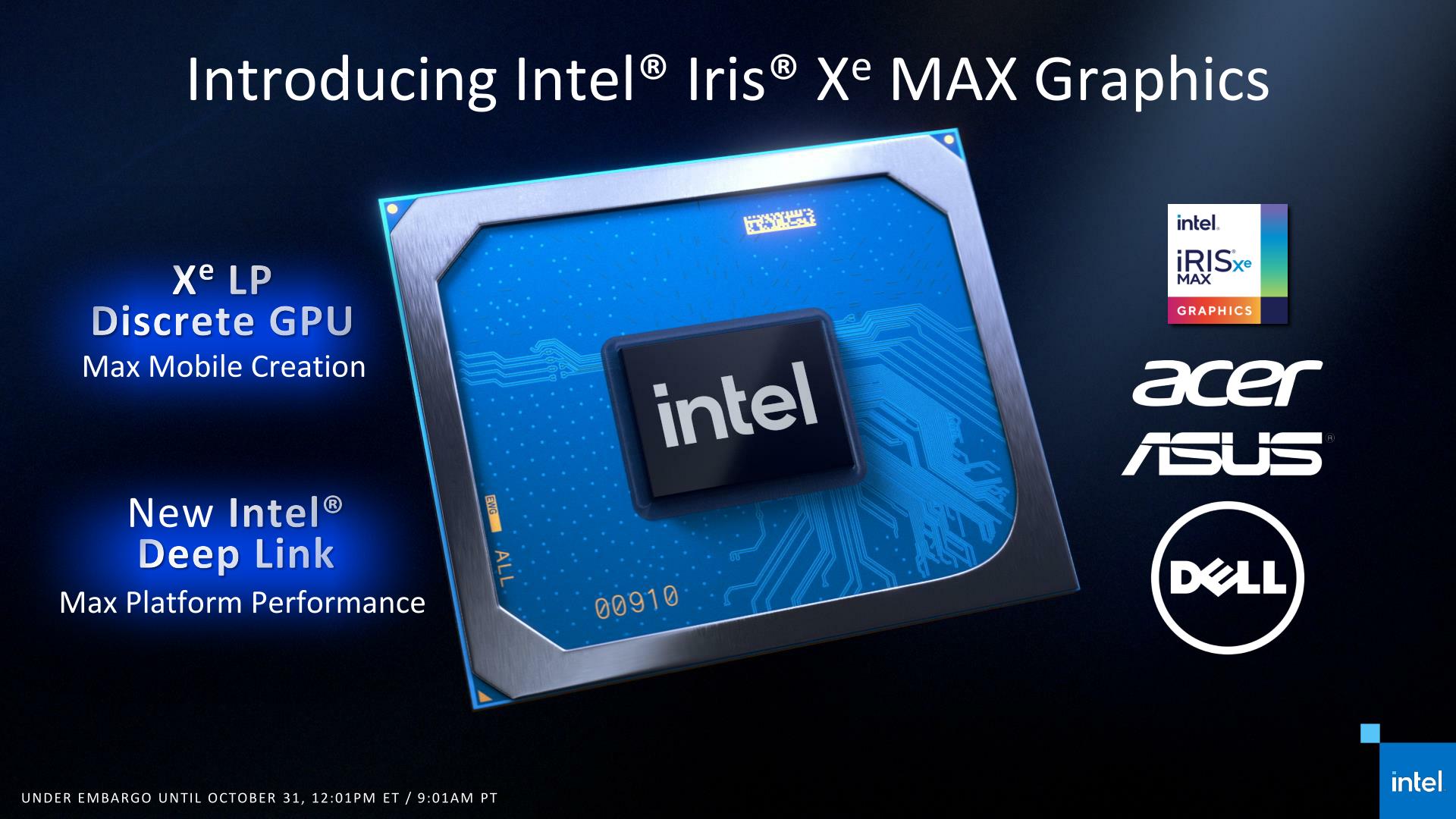 Intel's Discrete GPU Era Begins: Intel Launches Iris Xe MAX For Entry ...