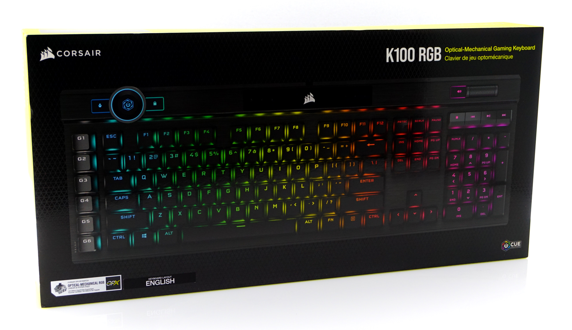 CORSAIR Gaming K100 RGB - keyboard - black