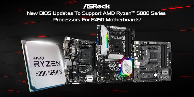 ASRock First For B450 Ryzen 5000 Support: Beta BIOSes Now Available