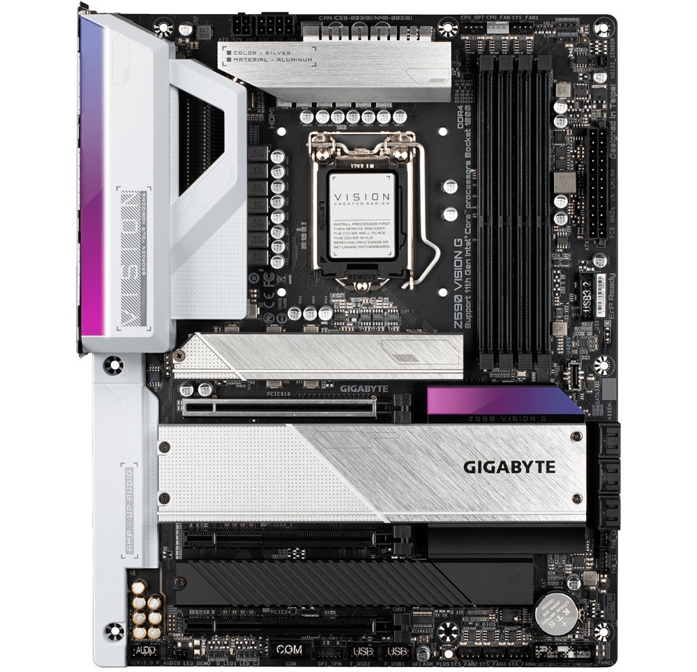 GIGABYTE Z590 Vision G - The Intel Z590 Motherboard Overview: 50 ...