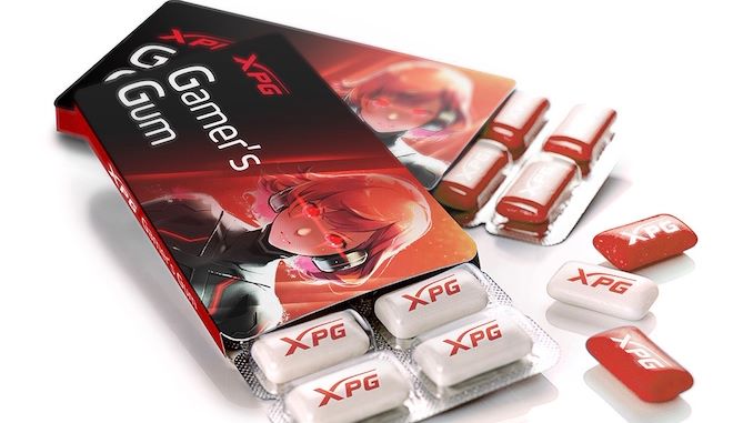 XPG MANA gum, chewable caffeine for players
